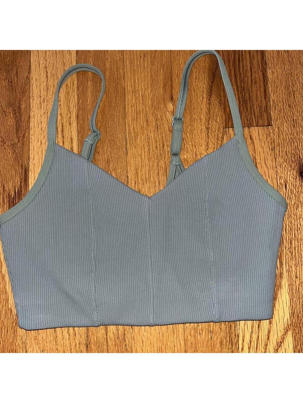 Aerie Women's Blue and Green Bra